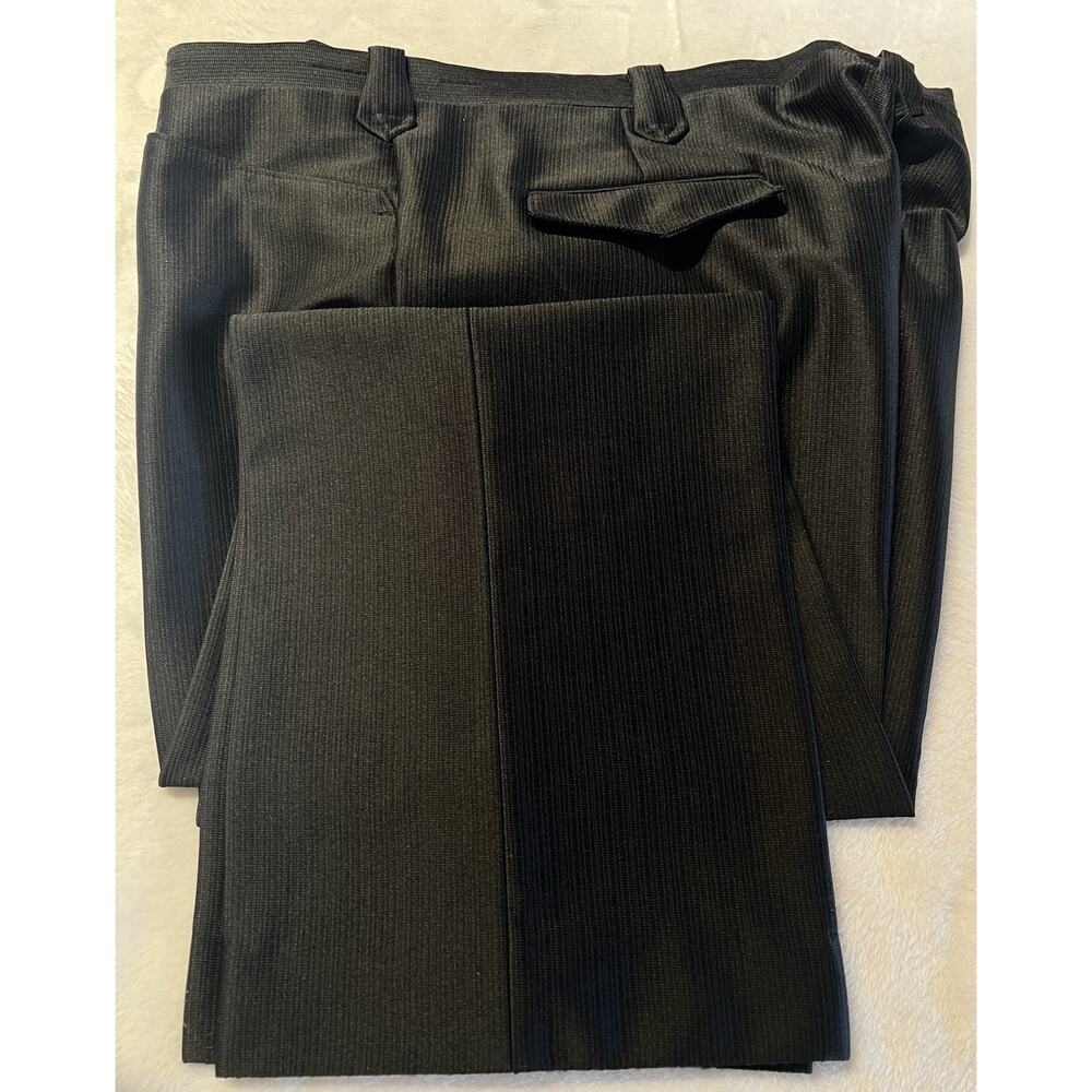 Circle S Dallas Texas 48R 43x29 Black Western Suit Ribbed Sheen Finish Rodeo - Picture 8 of 16